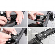 Wozinsky Adjustable Phone Bike Mount Holder (WBHBK1) - универсална поставка за колело за мобилни телефони (черен) 11