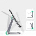 Ugreen Foldable Multi-Angle Phone Stand - сгъваема алуминиева поставка за мобилни телефони и таблети до 7.9 инча (тъмносив) 3