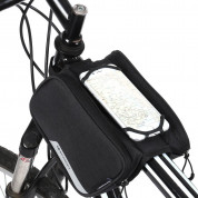 Wozinsky Bike Front Frame Storage Bag 1.5L (black)