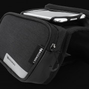 Wozinsky Bike Front Frame Storage Bag 1.5L - универсаленa чанта за рамката на колело (черен) 9