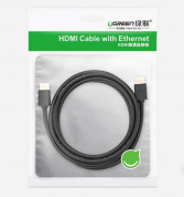 Ugreen HDMI Male To HDMI Male Cable - 4K HDMI към HDMI кабел (200 см) (черен) 12