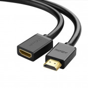 Ugreen 4K HDMI Female to HDMI Male Extension Cable - удължителен HDMI кабел (50 см) (черен) 2