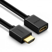 Ugreen 4K HDMI Female to HDMI Male Extension Cable - удължителен HDMI кабел (50 см) (черен) 1