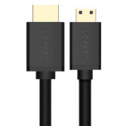 Ugreen miniHDMI 3D Ethernet ARC 1 Cable - miniHDMI към HDMI кабел за мобилни устройства (100 см) (черен) 2