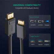 Ugreen DisplayPort 1.2 to DisplayPort 1.2 4K Cable (300 cm) (black) 1