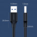 Ugreen USB-A 3.0 Male to USB-A 3.0 Male USB Cable - здрав USB кабел (мъжко-мъжко) (50 см) (черен) 4