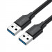 Ugreen USB-A 3.0 Male to USB-A 3.0 Male USB Cable - здрав USB кабел (мъжко-мъжко) (50 см) (черен) 1