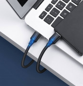 Ugreen USB-A 3.0 Male to USB-A 3.0 Male USB Cable - здрав USB кабел (мъжко-мъжко) (50 см) (черен) 4
