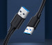 Ugreen USB-A 3.0 Male to USB-A 3.0 Male USB Cable - здрав USB кабел (мъжко-мъжко) (100 см) (черен) 2