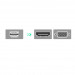 Ugreen 2-in-1 Mini-DisplayPort към HDMI и VGA Full HD адаптер (сребрист) 2