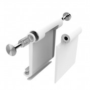 Ugreen Multi-Angle Adjustable Portable Stand - преносима сгъваема поставка за таблети и смартфони (бял) 5
