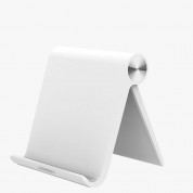 Ugreen Multi-Angle Adjustable Portable Stand - преносима сгъваема поставка за таблети и смартфони (бял) 3