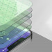 Baseus Full Coverage Green Tempered Glass Film with Anti Blue Light Filter (SGAPIPH67N-LP02) - стъклено защитно покритие за целия дисплей на  iPhone 12 Pro Max (прозрачен) (2 броя) 13