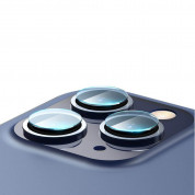 Baseus Gem Lens Film (SGAPIPH61P-JT02) - предпазни стъклени лещи за камерата на iPhone 12 Pro, iPhone 12 Pro Max (прозрачни) (2 броя)
