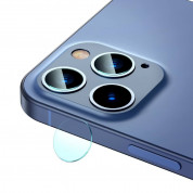 Baseus Gem Lens Film (SGAPIPH61P-JT02) - предпазни стъклени лещи за камерата на iPhone 12 Pro, iPhone 12 Pro Max (прозрачни) (2 броя) 4