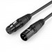 Ugreen XLR Microphone Cable Extension Cord - качествен XLR удължителен аудио кабел (5 метра) (черен) 1