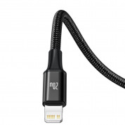 Baseus Rapid 3-in-1 USB-C 20W Cable with micro USB, Lightning and USB-C connectors (CAMLT-SC01) (150 cm) (black) 2