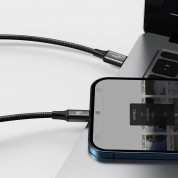 Baseus Rapid 3-in-1 USB 20W Cable (CAMLT-SC01) - универсален USB-C кабел с Lightning, microUSB и USB-C конектори (150 см) (черен) 6