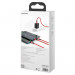 Baseus Rapid 3-in-1 USB Cable (CAMLT-SC09) - универсален USB-C кабел с Lightning, microUSB и USB-C конектори (150 см) (червен) 19