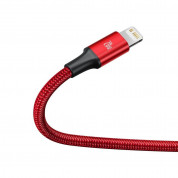 Baseus Rapid 3-in-1 USB-C Cable with micro USB, Lightning and USB-C connectors (CAMLT-SC09) (150 cm) (red) 2