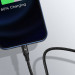 Baseus Rapid 3-in-1 USB Cable (CAMLT-SC06) - универсален USB-C кабел с Lightning, microUSB и USB-C конектори (150 см) (зелен) 14