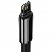 Baseus Tungsten Gold Lightning to USB Cable (CALWJ-01) - USB към Lightning кабел за Apple устройства с Lightning порт (100 см) (черен) 2