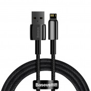 Baseus Tungsten Gold Lightning to USB Cable (CALWJ-01) - USB към Lightning кабел за Apple устройства с Lightning порт (100 см) (черен)