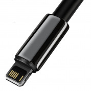 Baseus Tungsten Gold Lightning to USB Cable (CALWJ-01) - USB към Lightning кабел за Apple устройства с Lightning порт (100 см) (черен) 1