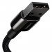 Baseus Tungsten Gold Lightning to USB Cable (CALWJ-A01) - USB към Lightning кабел за Apple устройства с Lightning порт (200 см) (черен) 5