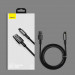 Baseus Tungsten Gold Lightning to USB Cable (CALWJ-A01) - USB към Lightning кабел за Apple устройства с Lightning порт (200 см) (черен) 15