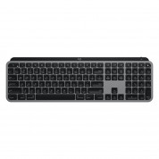 Logitech MX Keys Advanced Wireless Illuminated US Keyboard - безжична клавиатура с подсветка за Mac (тъмносив)