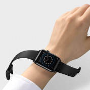 Baseus Slip-Thru Silicone Watch Band (LBWSE-01) - силиконова каишка за Apple Watch 38мм, 40мм, 41мм (черен) 10