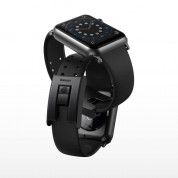 Baseus Slip-Thru Silicone Watch Band (LBWSE-01) - силиконова каишка за Apple Watch 38мм, 40мм, 41мм (черен) 3