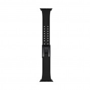 Baseus Slip-Thru Silicone Watch Band (LBWSE-A01) - силиконова каишка за Apple Watch 42мм, 44мм, 45мм, Ultra 49мм (черен) 1