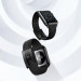 Baseus Slip-Thru Silicone Watch Band (LBWSE-A01) - силиконова каишка за Apple Watch 42мм, 44мм, 45мм, Ultra 49мм (черен) 10