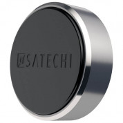 Satechi Aluminium Magnet Sticker Mount - магнитна поставка за гладки повърхности за смартфони (тъмносив)