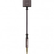 Moshi 3.5mm Audio Jack Splitter Cable - аудио разклонител (сплитер) за мобилни устройства с 3.5 мм стерео-жак (черен)