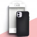 Case FortyFour No.1 Case - силиконов (TPU) калъф за iPhone 11 (черен) 2