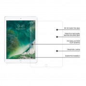 Eiger Tempered Glass Protector 2.5D - калено стъклено защитно покритие за дисплея на iPad 6 (2018), iPad 5 (2017) (прозрачен) 1