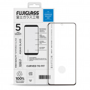 Fuji Curved-to-fit Screen Protector - калено стъклено защитно покритие за дисплея на Samsung Galaxy S21 Plus (прозрачен)