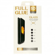 Premium Full Glue 5D Tempered Glass - обхващащо и ръбовете стъклено защитно покритие за дисплея на Xiaomi Redmi Note 9S, Redmi Note 9 Pro (черен) 1
