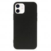 Tel Protect Liquid Air Case - силиконов (TPU) калъф за iPhone 12, iPhone 12 Pro (черен) 