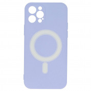 Tel Protect MagSilicone Case - силиконов (TPU) калъф с вграден магнитен конектор (MagSafe) за iPhone 12 (лилав) 3