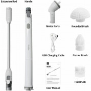 Abko Cordless Bathroom Cleaner BC01 - безжичен уред за почистване на баня (бял) 4