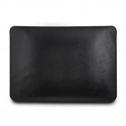 Karl Lagerfeld Iconic Leather Laptop Sleeve 13 - дизайнерски кожен калъф за MacBook и преносими компютри до 13 инча (черен) 3