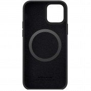 Nillkin CamShield Silky Magnetic Silicone Case - силиконов (TPU) калъф с MagSafe за iPhone 12 Pro Max (черен) 1