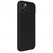 Nillkin CamShield Silky Magnetic Silicone Case - силиконов (TPU) калъф с MagSafe за iPhone 12 Pro Max (черен) 2