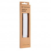 Tactical 732 Leather Loop Band - кожена каишка от естествена кожа за Apple Watch 38мм, 40мм, 41мм (бял) 1