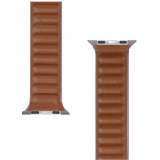 Tactical 725 Leather Loop Band - кожена каишка от естествена кожа за Apple Watch 38мм, 40мм, 41мм (сив) 1