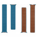 Tactical 730 Leather Loop Band - кожена каишка от естествена кожа за Apple Watch 38мм, 40мм, 41мм (син) 3